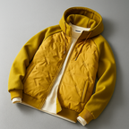 Manteau à Capuche Homme Corbières – Parka Chaude en Coton à Capuche Ajustable et Poches Chauffe-Mains