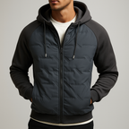 Manteau à Capuche Homme Corbières – Parka Chaude en Coton à Capuche Ajustable et Poches Chauffe-Mains