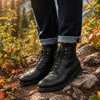 Bottes en Cuir Homme Auvergne – Boots Robustes Classiques Confortables pour Tous les Jours