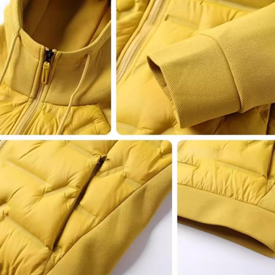 Manteau à Capuche Homme Corbières – Parka Chaude en Coton à Capuche Ajustable et Poches Chauffe-Mains