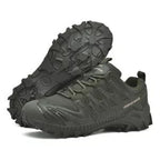 Chaussures de Randonnée Imperméables Homme Pyrénées – Bottines Tactiques Montantes à Semelle Crantée