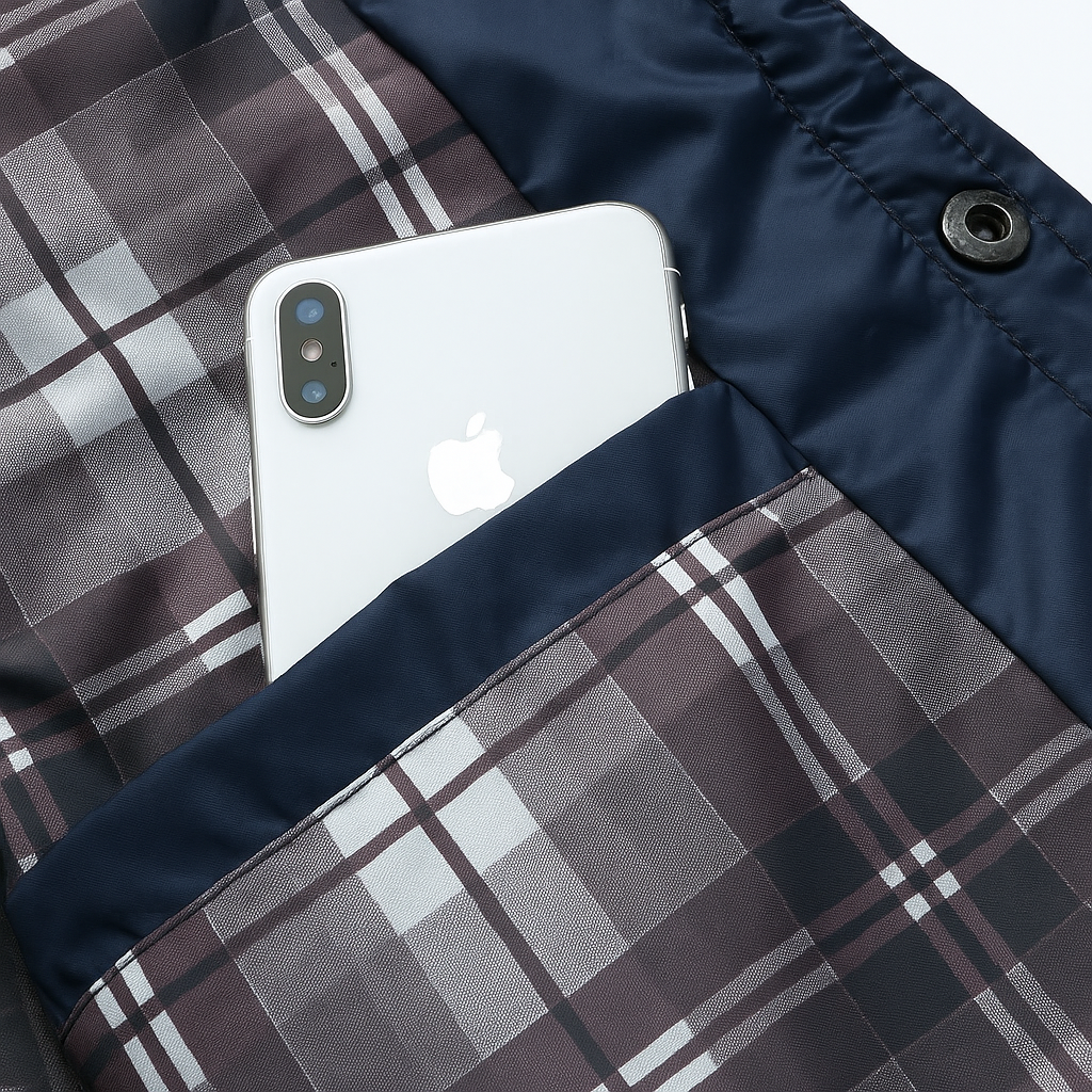Veste Matelassée Homme Normandie – Veste Légère Matelassée à Épaulettes et Pressions Cachées