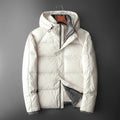 Doudoune en Duvet de Canard Homme Courchevel – Manteau d'Hiver Chaud Imperméable à Col Montant
