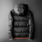 Doudoune en Duvet de Canard Homme Courchevel – Manteau d'Hiver Chaud Imperméable à Col Montant