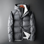 Doudoune en Duvet de Canard Homme Courchevel – Manteau d'Hiver Chaud Imperméable à Col Montant