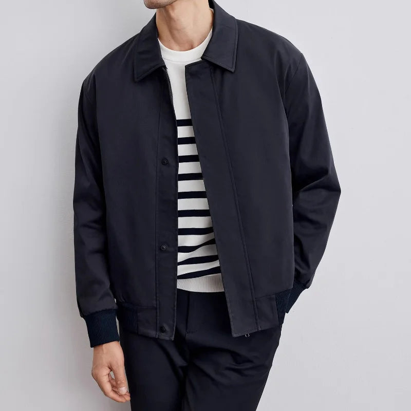 Veste Coupe-Vent Homme Bérard – Blouson Imperméable Déperlant à Double Fermeture Zip et Boutons