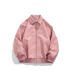 Veste en Daim Italien Homme Bruno – Blouson Suède Zippé Rétro Léger et Extensible