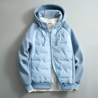 Manteau à Capuche Homme Corbières – Parka Chaude en Coton à Capuche Ajustable et Poches Chauffe-Mains