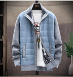 Veste Polaire Zippée Homme Camille – Pull Zippé Isolé Duvet de Canard à 3 Poches