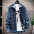 Veste Polaire Zippée Homme Camille – Pull Zippé Isolé Duvet de Canard à 3 Poches