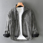 Chemise à Carreaux Homme Hyères – Chemise en Laine et Coton Workwear Manches Longues
