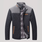 Veste Matelassée Homme Normandie – Veste Légère Matelassée à Épaulettes et Pressions Cachées