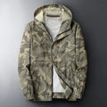 Veste Camouflage Homme Royan – Blouson Coupe-Vent Déperlant à Capuche Style Camouflage Années 70