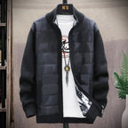 Veste Polaire Zippée Homme Camille – Pull Zippé Isolé Duvet de Canard à 3 Poches