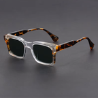 Lunettes de Soleil Carrées Homme Toulon – Monture Rétro Épaisse Légère, Protection UV400