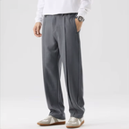 Pantalon Décontracté Homme Fontaine – Pantalon Fluide Extensible et Respirant à Revers