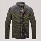 Veste Matelassée Homme Normandie – Veste Légère Matelassée à Épaulettes et Pressions Cachées