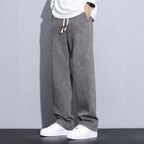 Pantalon Jogging en Coton Homme Saint-Malo – Jogger Décontracté Délavé à Cordon et Poches Profondes