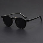 Lunettes de Soleil Rondes Polarisées Homme Antibes – Monture Rétro, Verres Anti-Rayures