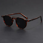 Lunettes de Soleil Rondes Polarisées Homme Antibes – Monture Rétro, Verres Anti-Rayures