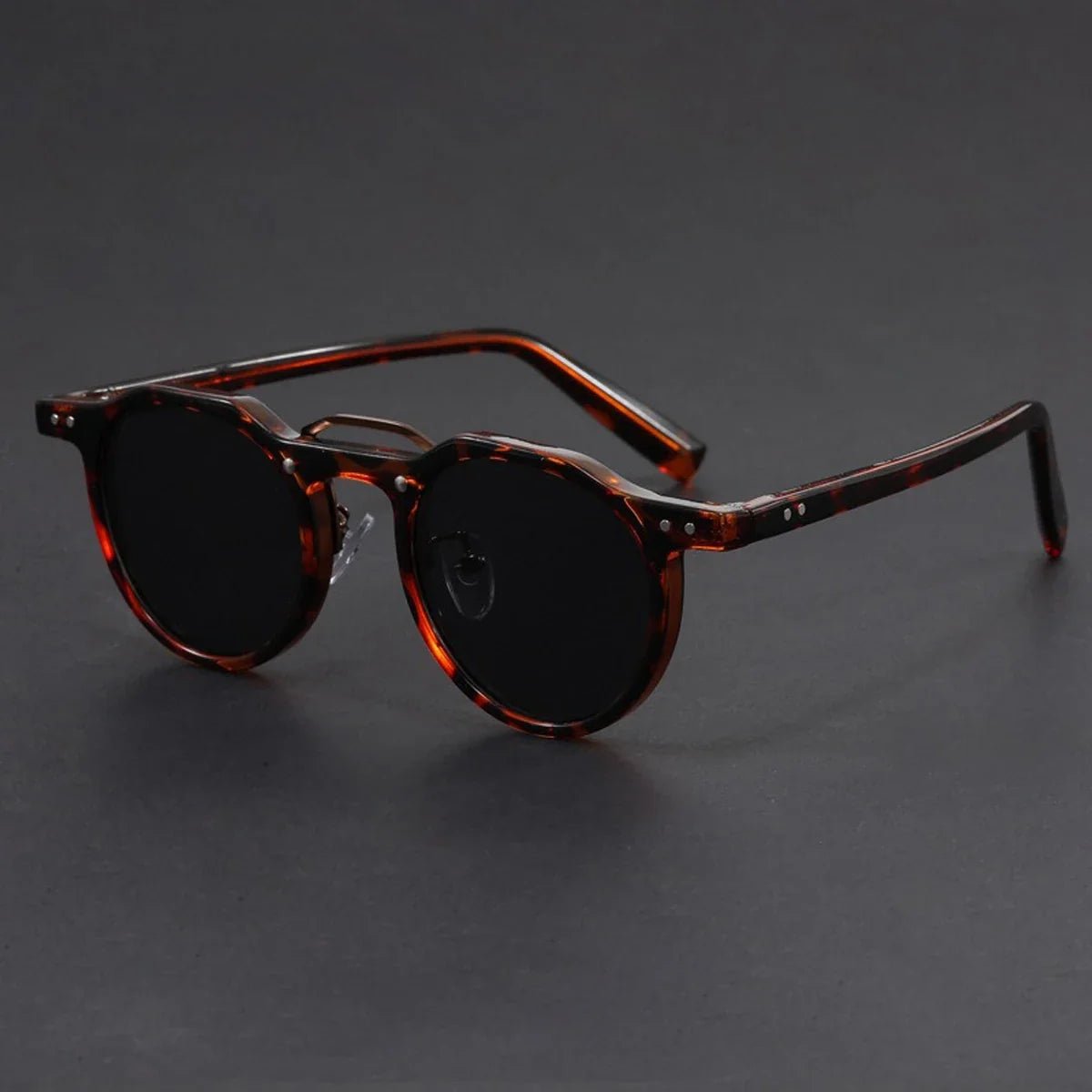 Lunettes de Soleil Rondes Polarisées Homme Antibes – Monture Rétro, Verres Anti-Rayures