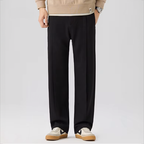 Pantalon Décontracté Homme Fontaine – Pantalon Fluide Extensible et Respirant à Revers