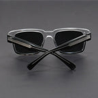 Lunettes de Soleil Carrées Rétro Homme Riviera – Monture Épaisse Légère, Protection UV400