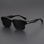 Lunettes de Soleil Carrées Rétro Homme Riviera – Monture Épaisse Légère, Protection UV400