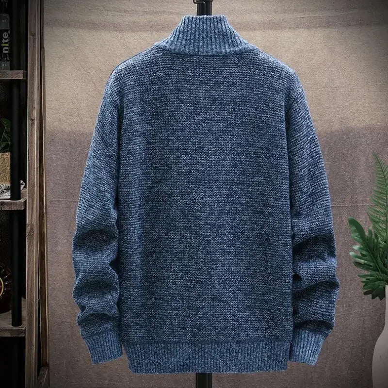 Veste Polaire Zippée Homme Camille – Pull Zippé Isolé Duvet de Canard à 3 Poches