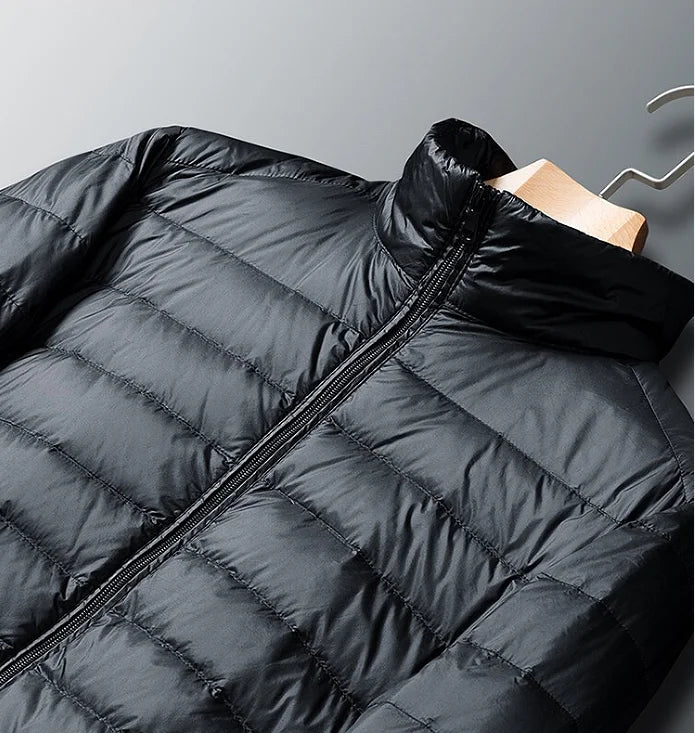 Doudoune Légère Homme Chablis – Veste Matelassée Coupe-Vent Garnie de Duvet de Canard