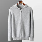 Sweat à Capuche en Maille Laine et Cachemire Homme Valence – Hoodie Tricot Doux et Chaud