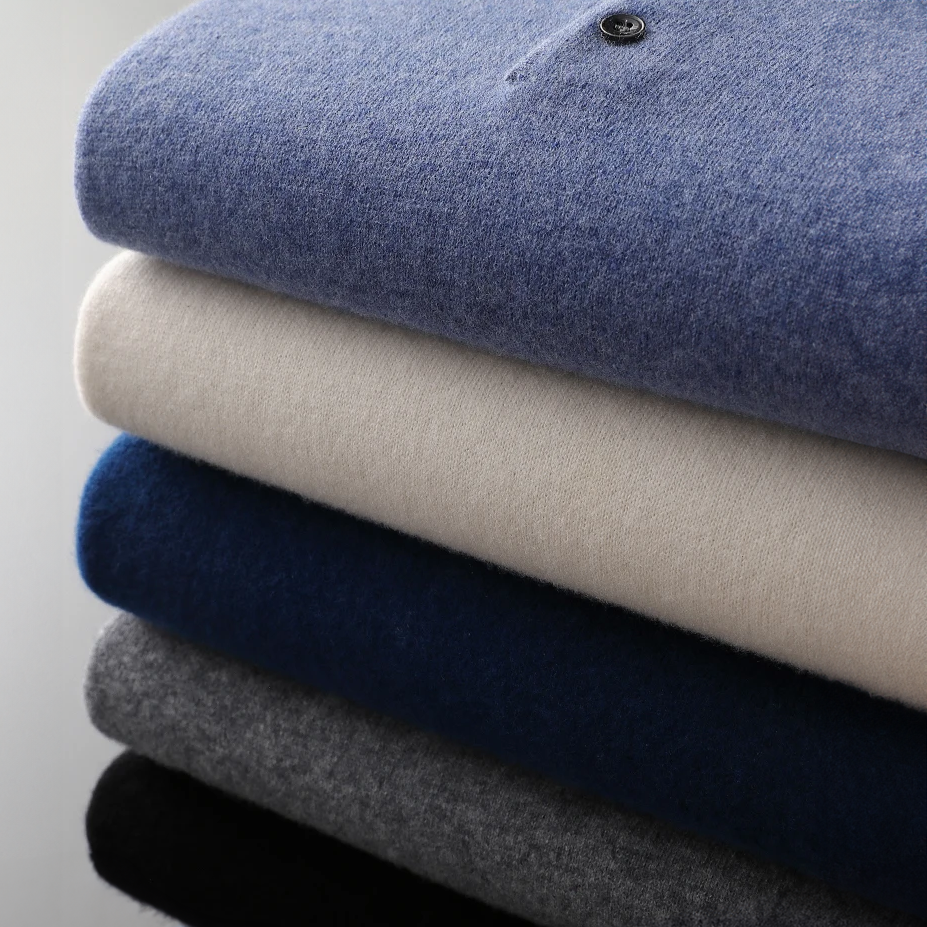 Polo Manches Longues en Laine Mérinos Homme Vernon – Polo Maille Élégant et Extensible
