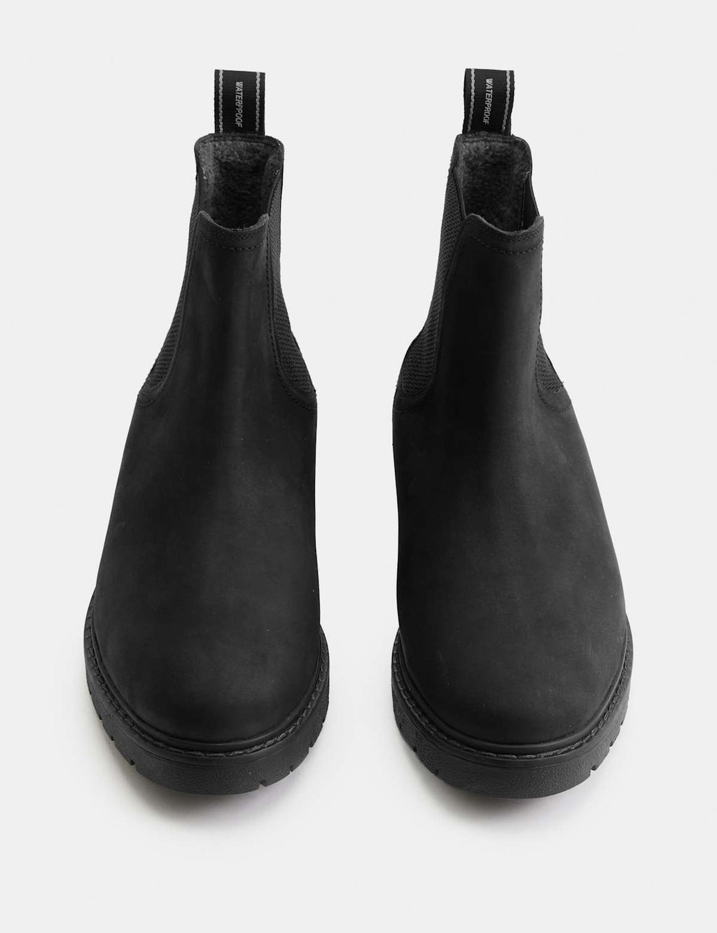 Bottines Imperméables en Nubuck Homme Rivoli – Boots à Élastiques Marron Foncé, Style Smart Casual