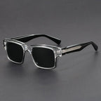 Lunettes de Soleil Carrées Rétro Homme Riviera – Monture Épaisse Légère, Protection UV400