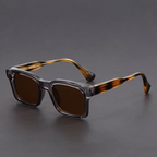 Lunettes de Soleil Carrées Homme Toulon – Monture Rétro Épaisse Légère, Protection UV400