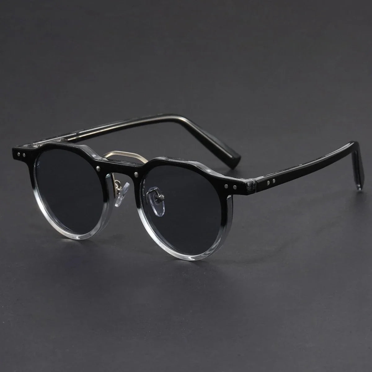 Lunettes de Soleil Rondes Polarisées Homme Antibes – Monture Rétro, Verres Anti-Rayures