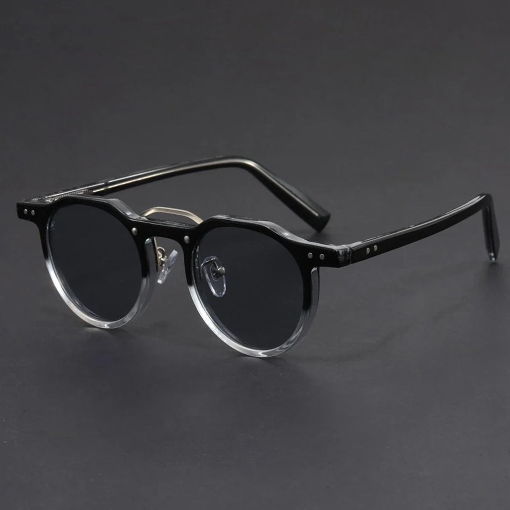 Lunettes de Soleil Rondes Polarisées Homme Antibes – Monture Rétro, Verres Anti-Rayures