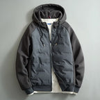 Manteau à Capuche Homme Corbières – Parka Chaude en Coton à Capuche Ajustable et Poches Chauffe-Mains