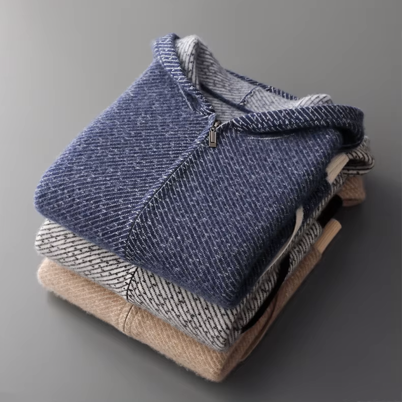 Sweat à Capuche en Cachemire Homme Vendôme – Hoodie 100 % Cachemire Doux et Léger