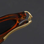 Lunettes de Soleil Rétro Homme Deauville – Lunettes Dégradées Vintage Protection UV400 Anti-Rayures