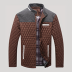 Veste Matelassée Homme Normandie – Veste Légère Matelassée à Épaulettes et Pressions Cachées