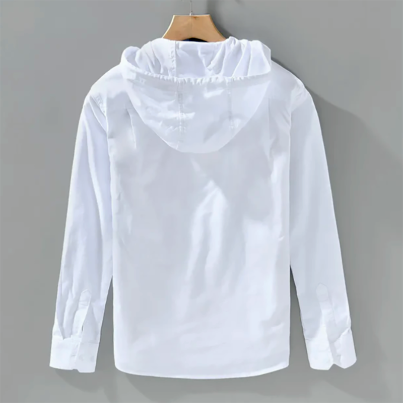 Veste à Capuche Zippée en Coton Homme Frontignan – Hoodie 100 % Coton Léger à Rayures