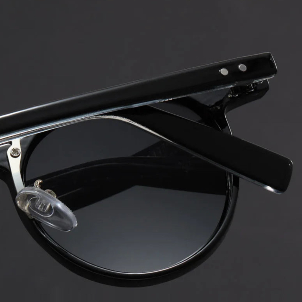 Lunettes de Soleil Rondes Polarisées Homme Antibes – Monture Rétro, Verres Anti-Rayures