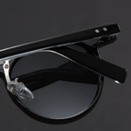 Lunettes de Soleil Rondes Polarisées Homme Antibes – Monture Rétro, Verres Anti-Rayures