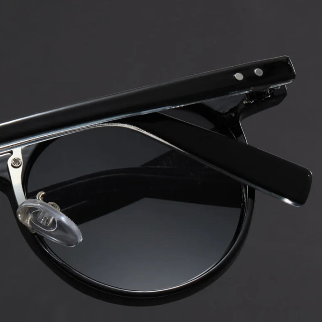 Lunettes de Soleil Rondes Polarisées Homme Antibes – Monture Rétro, Verres Anti-Rayures