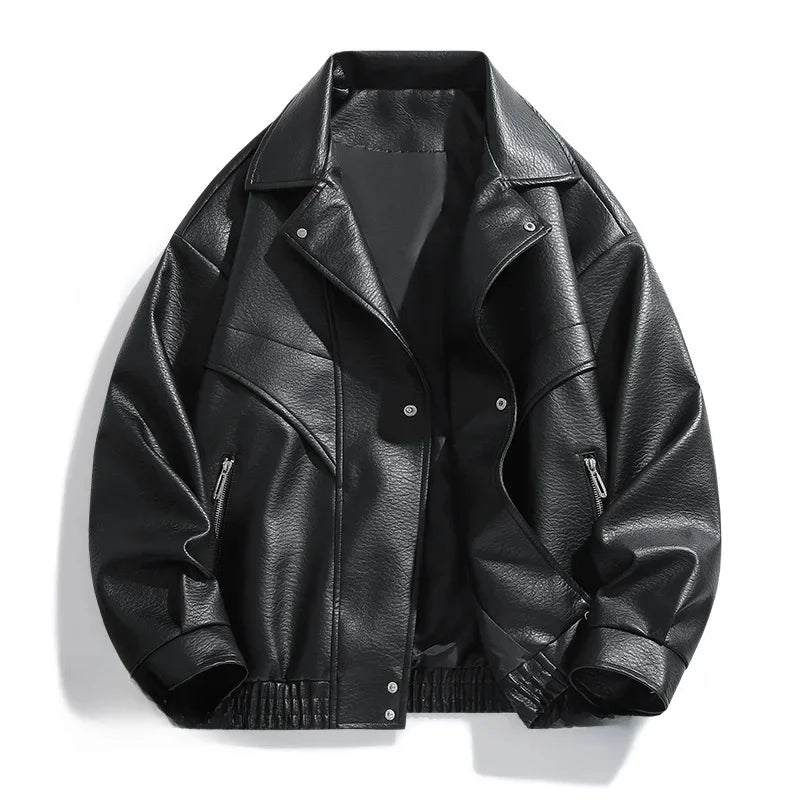 Blouson Aviateur en Cuir Vintage Homme Tarbes – Bomber Cuir Brut Zippé à 3 Poches