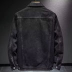 Veste en Jean Trucker Homme Lozère – Veste Denim Délavée Boutonnée à Col Classique