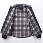 Veste Matelassée Homme Normandie – Veste Légère Matelassée à Épaulettes et Pressions Cachées