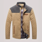 Veste Matelassée Homme Normandie – Veste Légère Matelassée à Épaulettes et Pressions Cachées