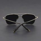 Lunettes de Soleil Aviateur Homme Saint-Tropez – Monture Titane Légère, Verres Anti-Rayures UV400